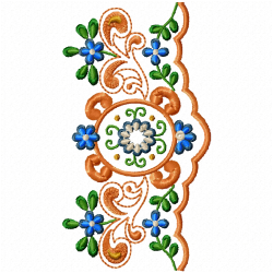 Flowers And Tree Embroidery Design 11 Flowers And Tree Embroidery Design 11